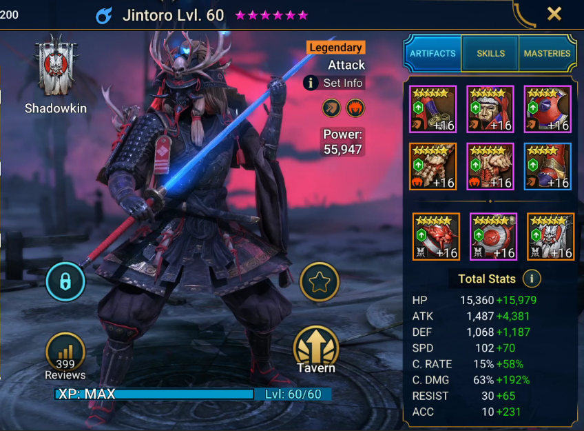 Easy Double Maneater Setup jintoro gear and stats