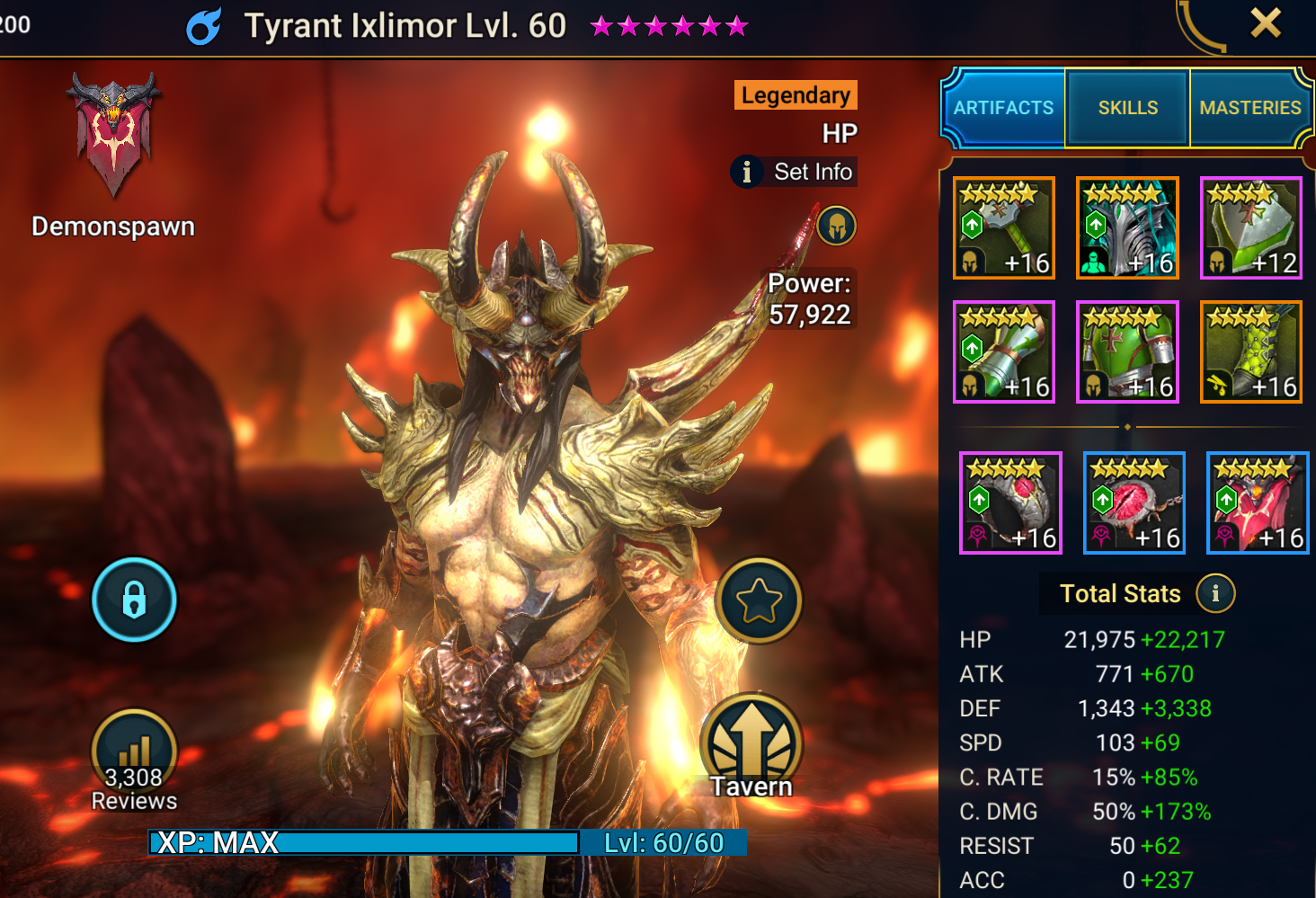 Tyrant Ixlimor clan boss gear and stats build