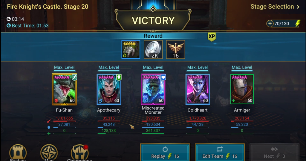 apothecary fire knight 20 team