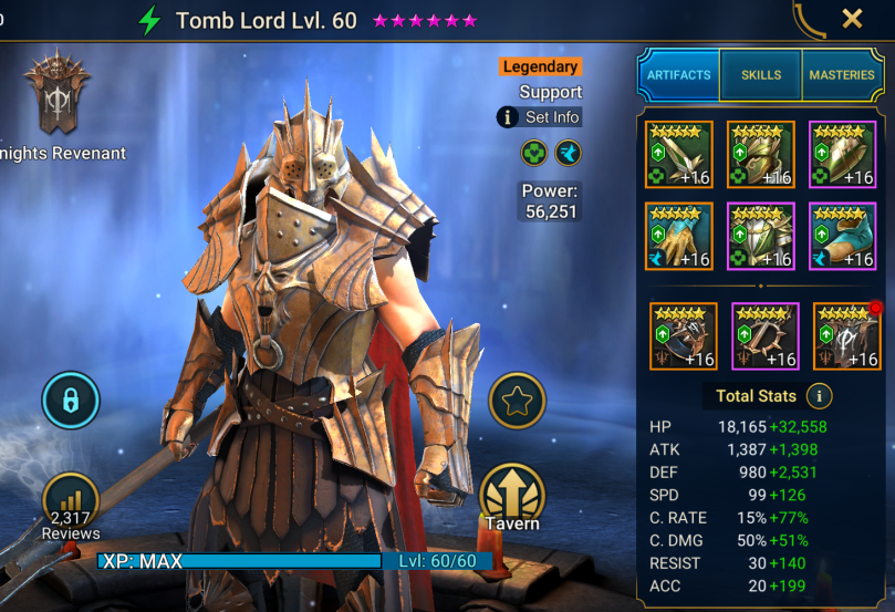 tomb lord build