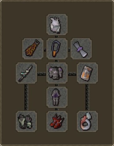Max Melee Gear for black dragons osrs