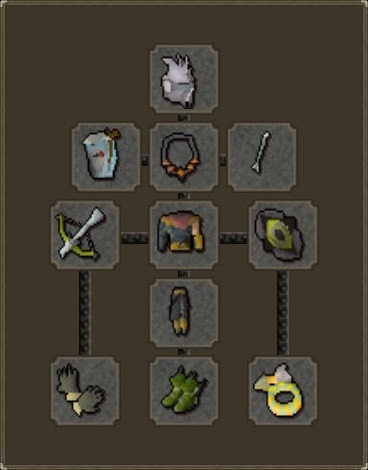 mid-tier ranged gear for brutal red dragons osrs 