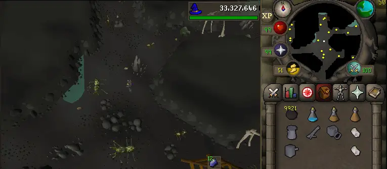 osrs turael skipping cave bugs location
