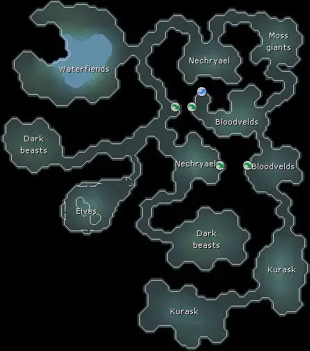 Iorwerth Dungeon Map and Monsters OSRS