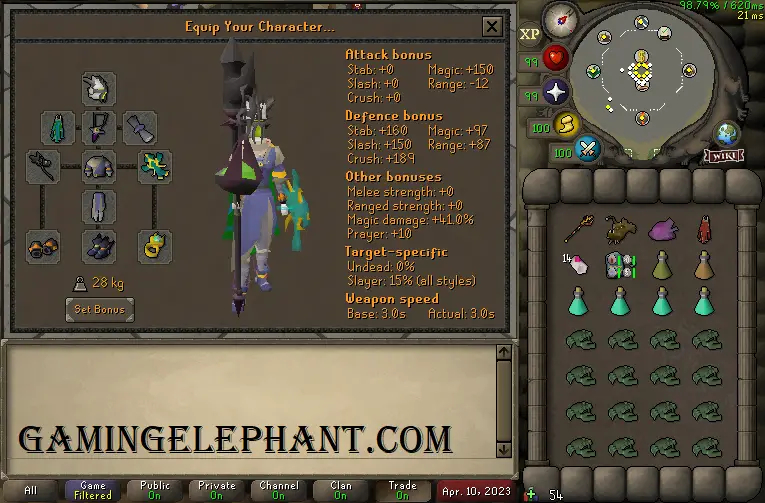 OSRS Abyssal Sire Gear Setup
