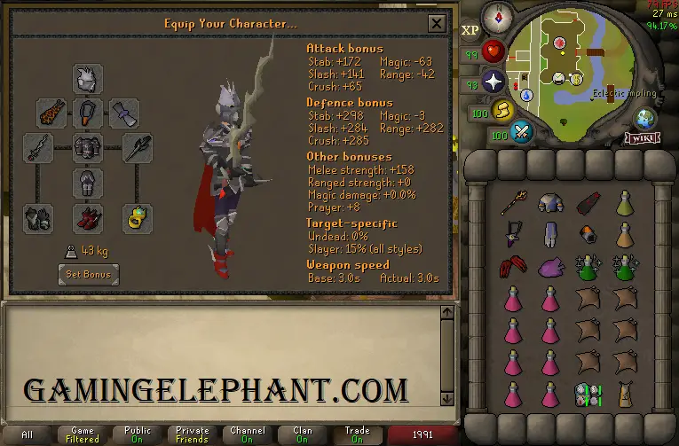 OSRS Abyssal Sire Melee + Mage Gear Setup