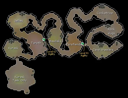 OSRS Fremennik Slayer Dungeon Map