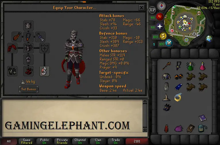 OSRS Gear Setup for the Mimic
