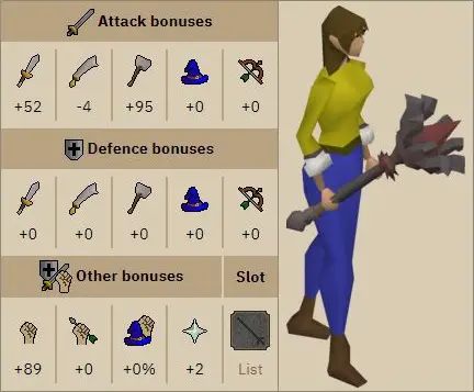 OSRS Inquisitor's Mace stats