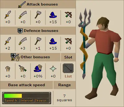 OSRS Trident of the Seas Stats