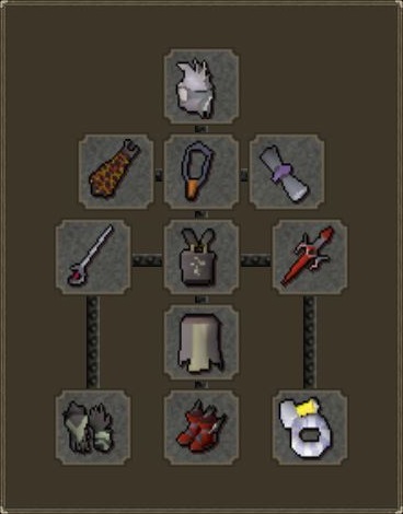mid-tier melee rapier setup for minions of scabaras osrs