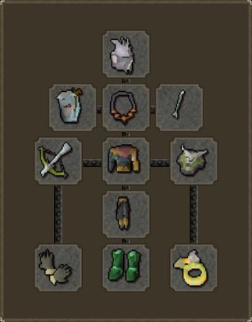 mid-tier ranged gear with ward for skeletal wyverns osrs