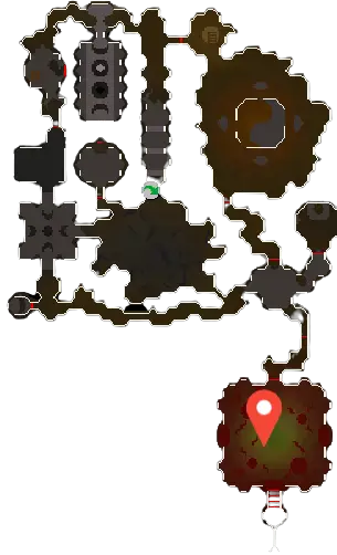 osrs Sarachnis location within the Forthos Dungeon